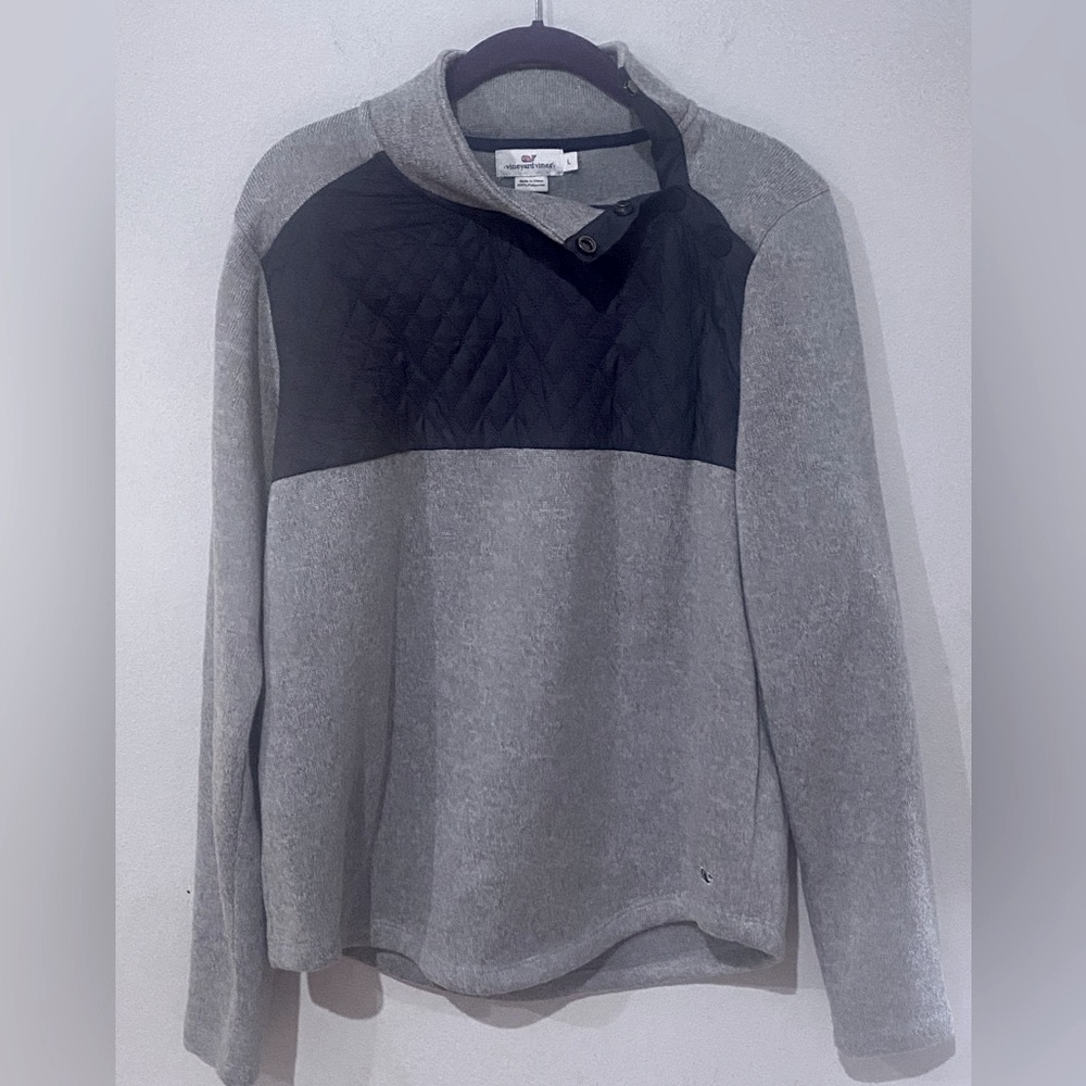 Vineyard Vines Quilted Pullover Size Large Women’s